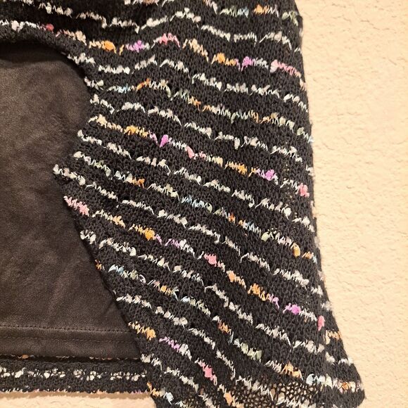 Bailey Rose Knot Open Front Top Black Sleeveless Tank Festival Rave Size XS New! - Picture 2 of 7